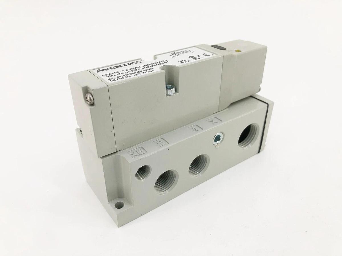 New Aventics 123BA43AMN00061 Solenoid Valve 24VDC 122BA400M000061 - No Box