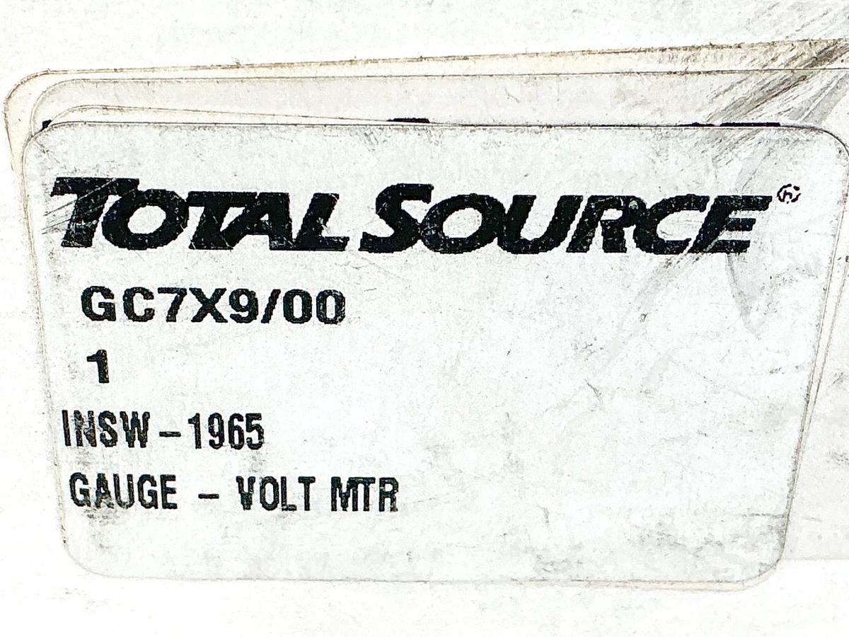 New Total Source GC7X9/00 Volt Meter Gauge INSW- 1965