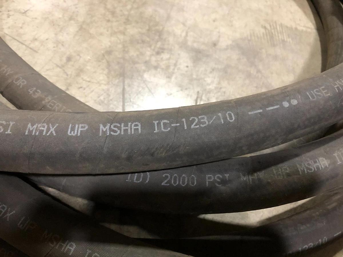 New Pioneer AG2-16 Hydraulic Hose 1" ID 2000psi MSHA IC-123/10 ~40FT. - No Box