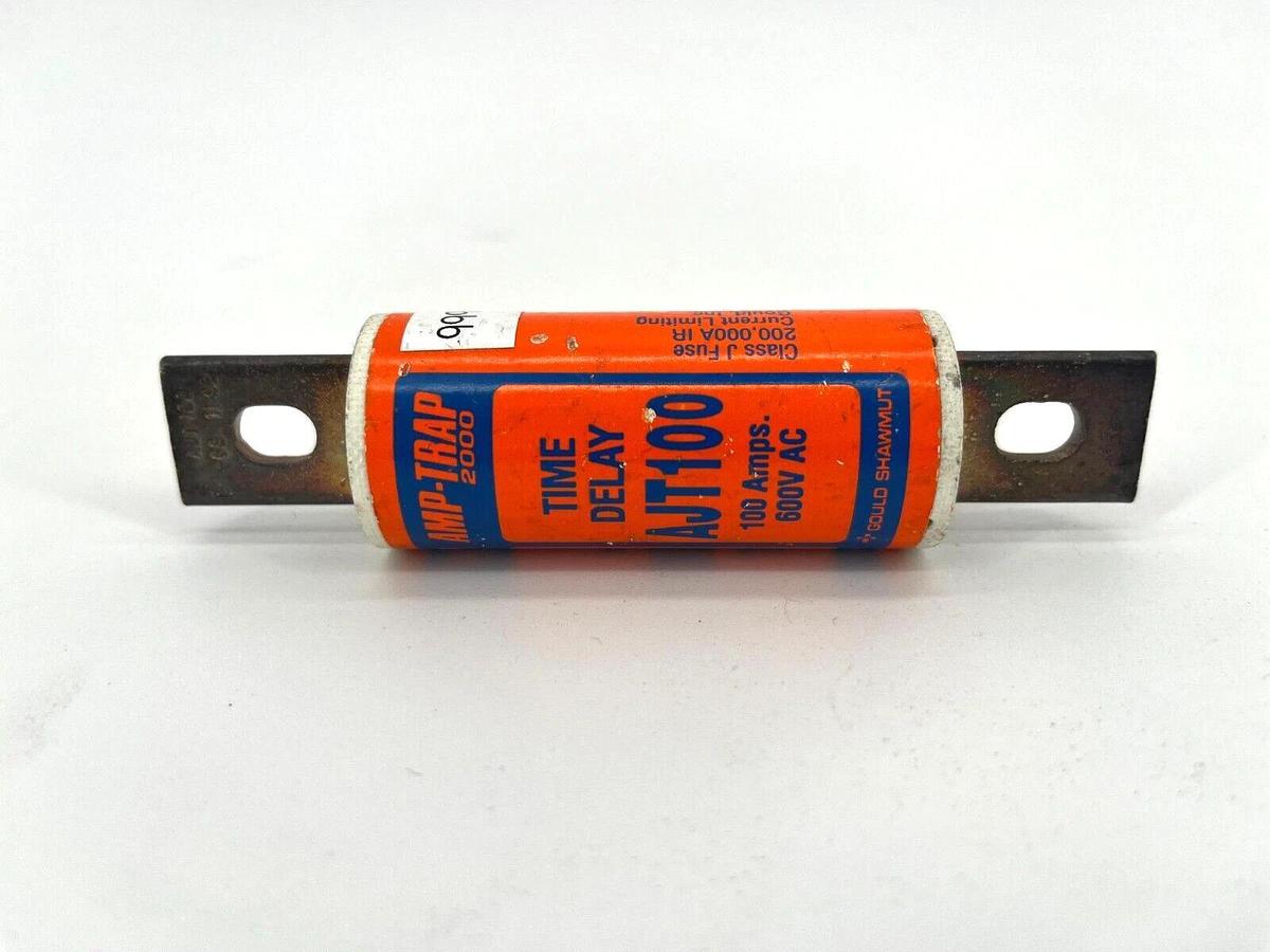 New Gould Shawmut AJT100 Class J Time Delay Current Limiting Fuse 100A 600VAC