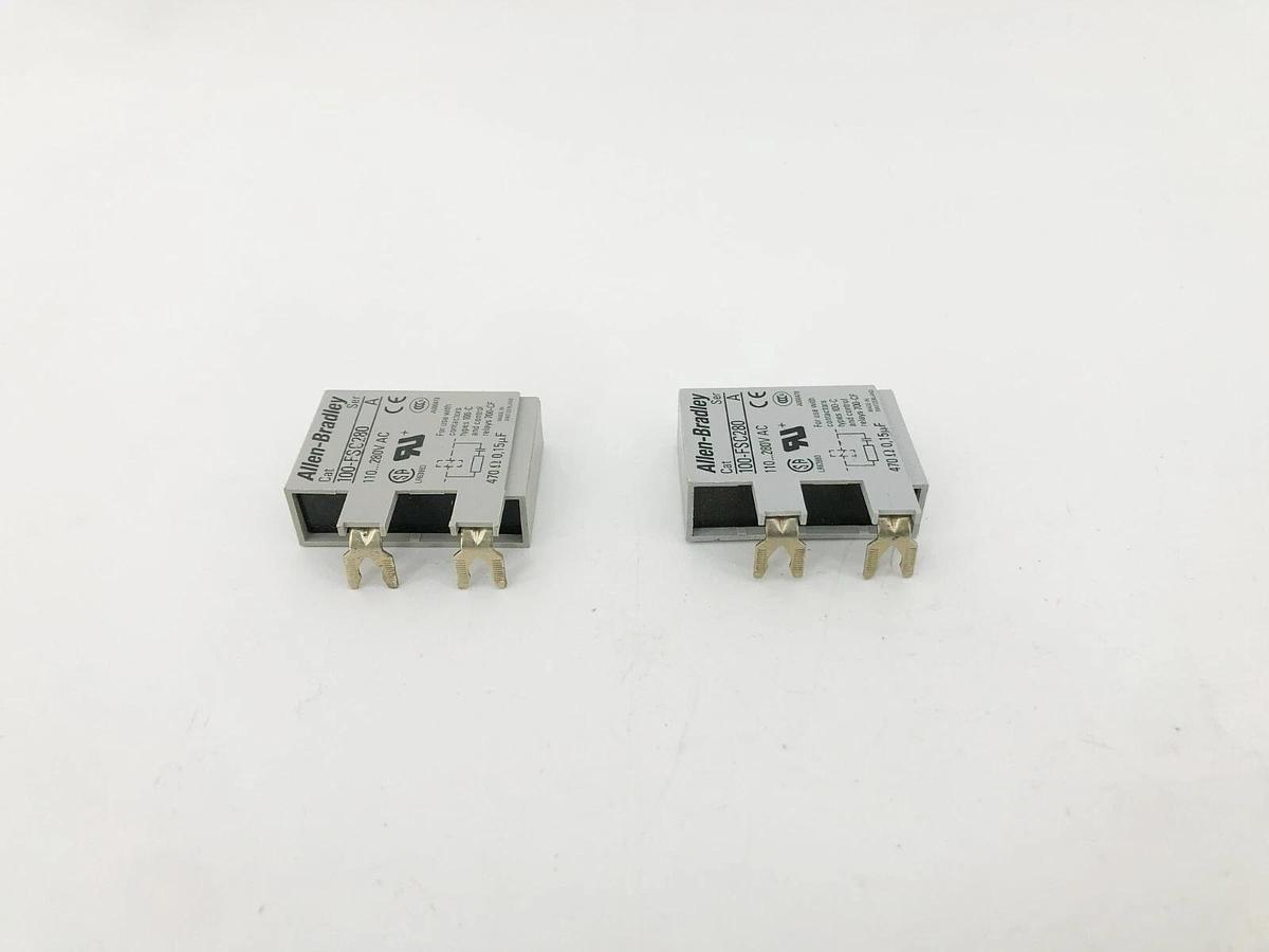 Used Lot of 2 AB Allen Bradley 100-FSC280 Ser. A Surge Suppressors 110-280VAC