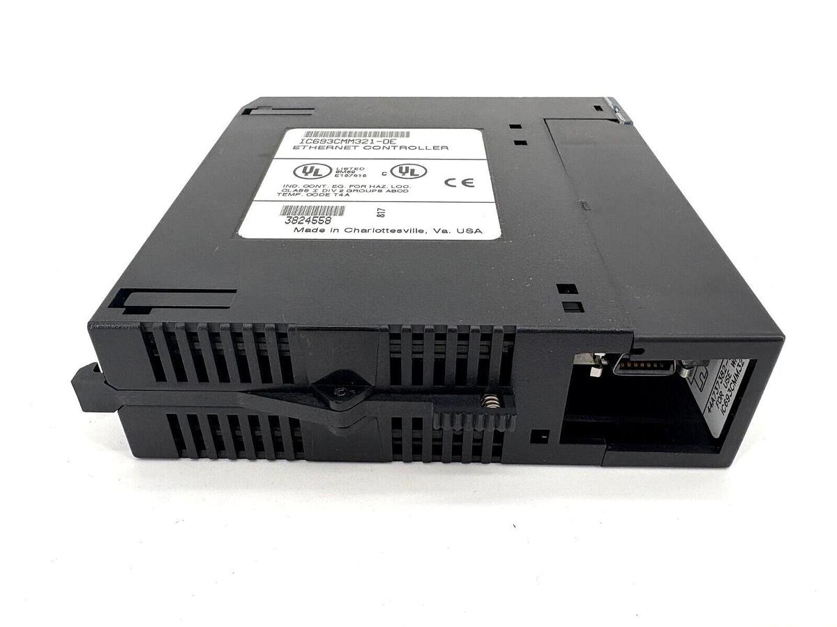 Used General Electric GE Fanuc IC693CMM321-DE CMM 321 Ethernet Controller Module