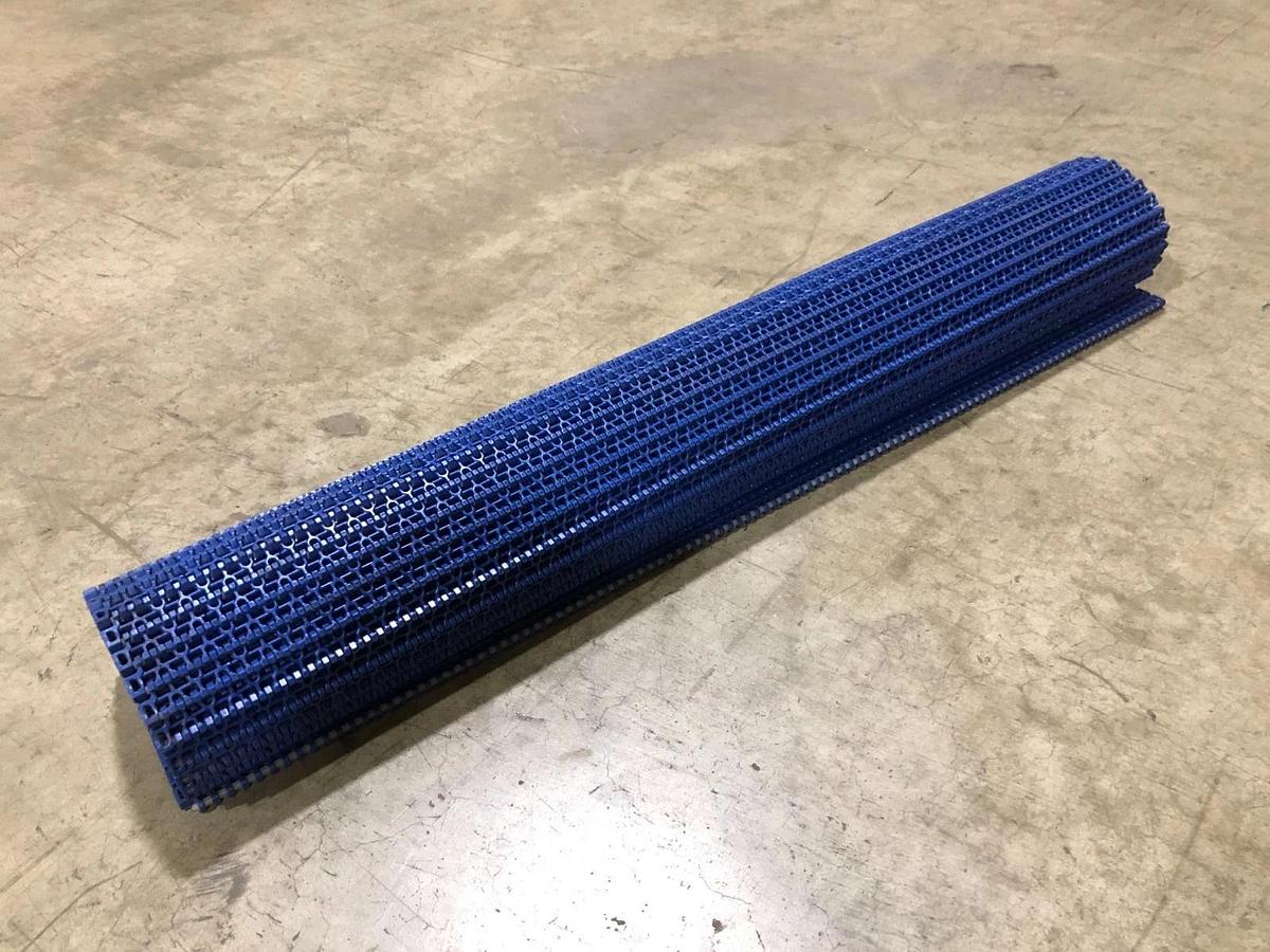 New Intralox 1816 Series 1100 Flush Grid Acetal Blue 35.9" W x 4.5FT. L - No Box