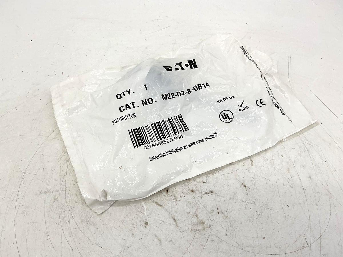 New Eaton M22-DZ-B-GB14 Pushbutton Spring Return Blue Reset