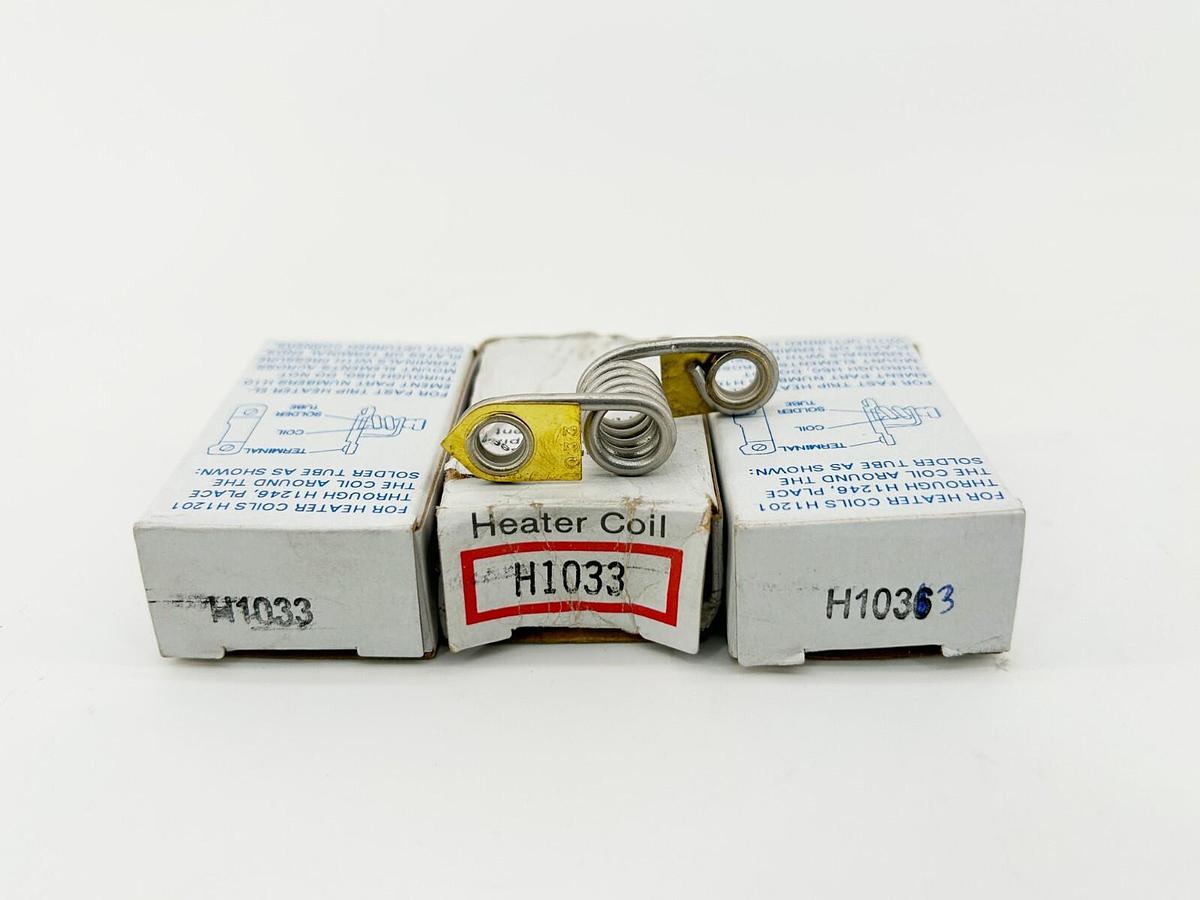 New Lot of 3 Eaton H1033 Heater Element Relay NEMA Size 2