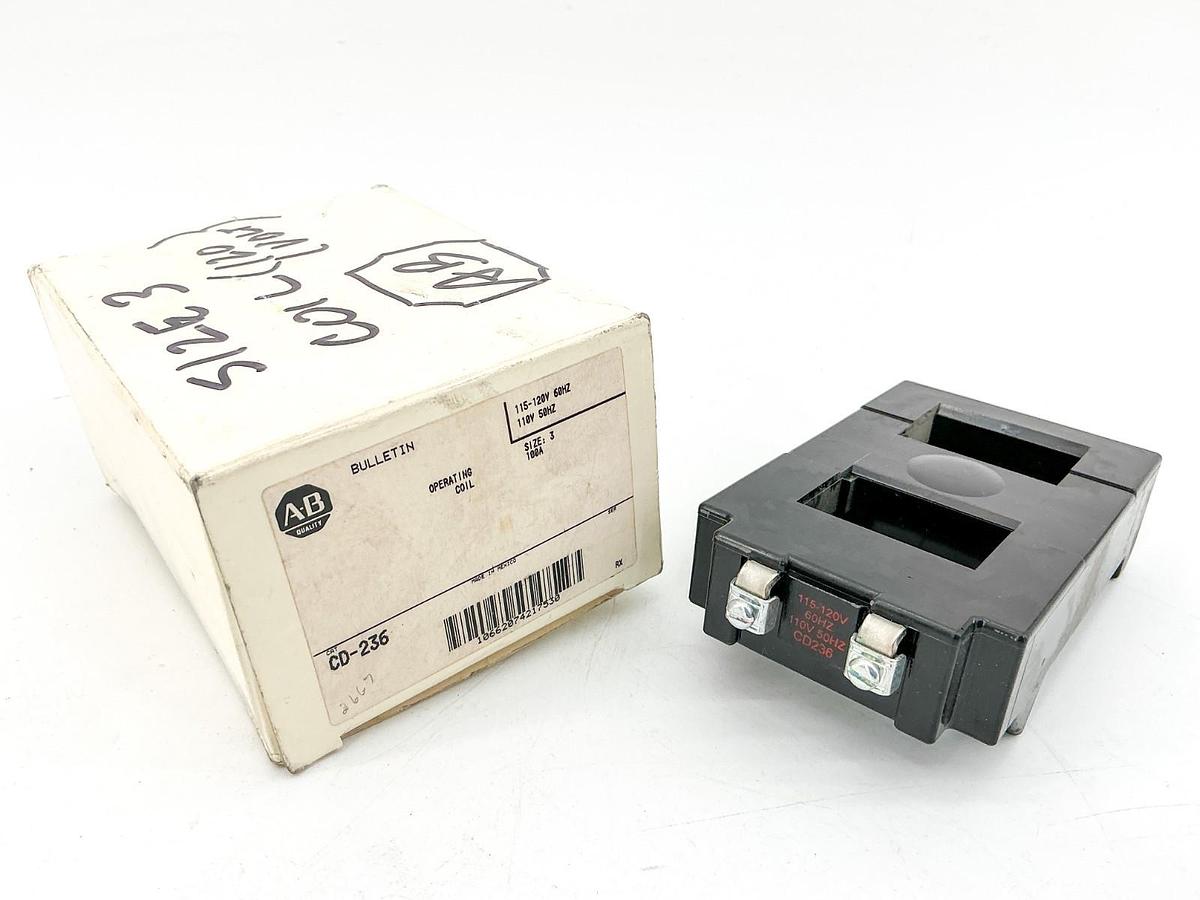 New Allen Bradley CD236 Operating Coil 115-120V Size 3 100A