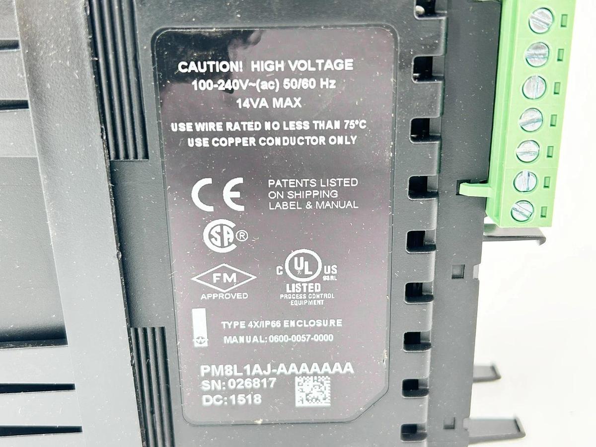 New Watlow PM8L1AJ-AAAAAAA Multi-Function Controller 240V Red/Green Display