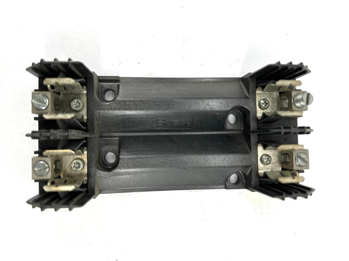 Used Lot of 5 Bussmann R60030-2CR Fuse Holder 2 Pole 600V 30A