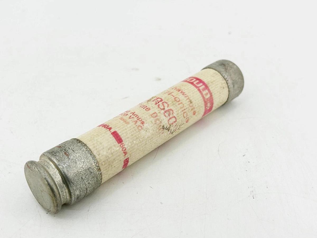 Used Lot of 3 Gould Shawmut TRS60R Time Delay Dual Element Fuse 60A 600V Class RK5