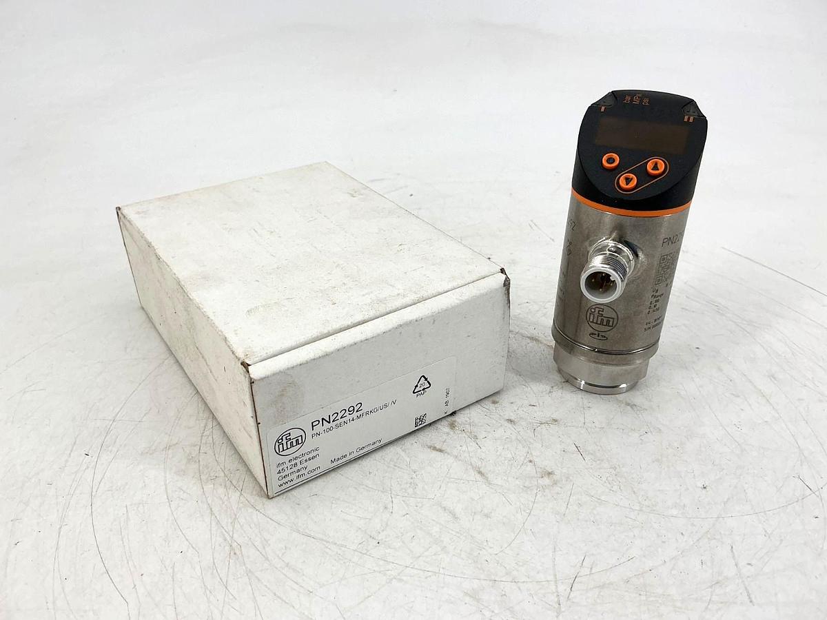 New IFM Efector PN2292 Pressure Sensor 4-Pin 18-30V PN-100-SEN14-MFRKG/US/ /V
