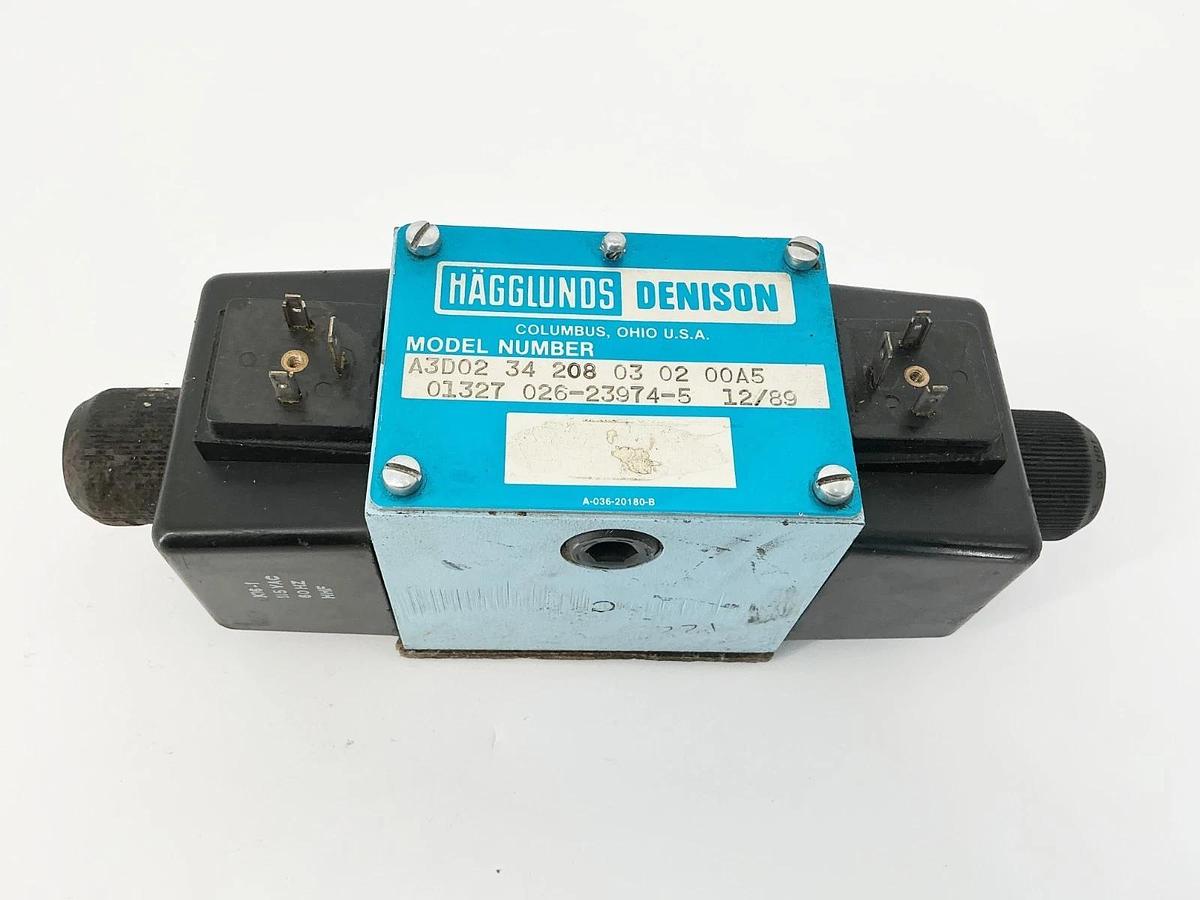 New Denison A3D02 34 208 03 02 00A5 Control Valve 115V 01327 026-23974-5 -No Box