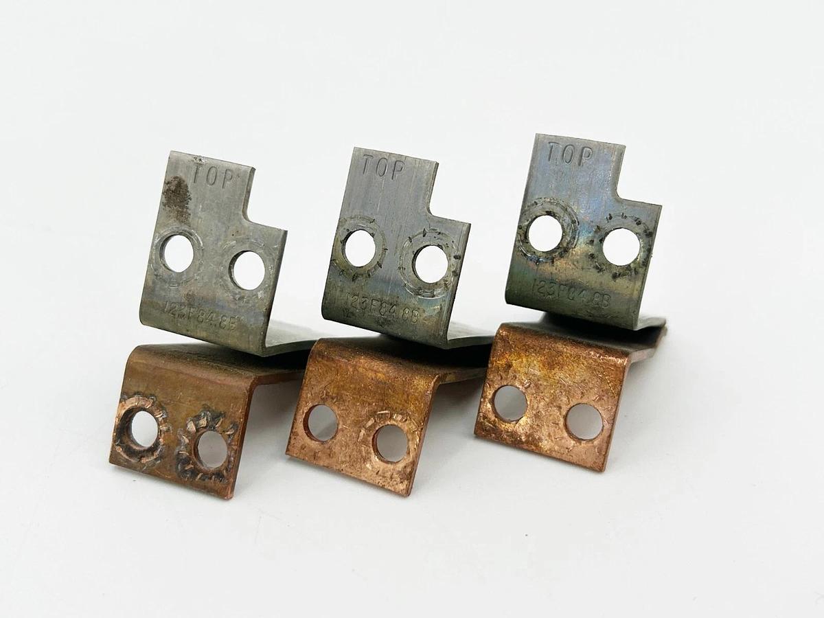 Used Lot of 3 General Electric 123F84.8B Overload Relay Heater Element