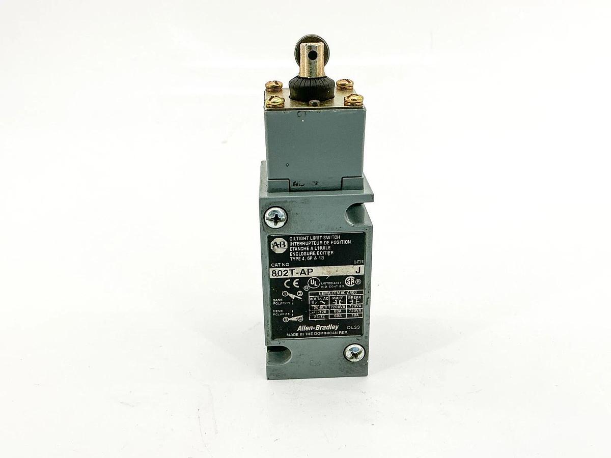 Used Allen Bradley 802T-AP Oiltight Limit Switch 600V Ser.J