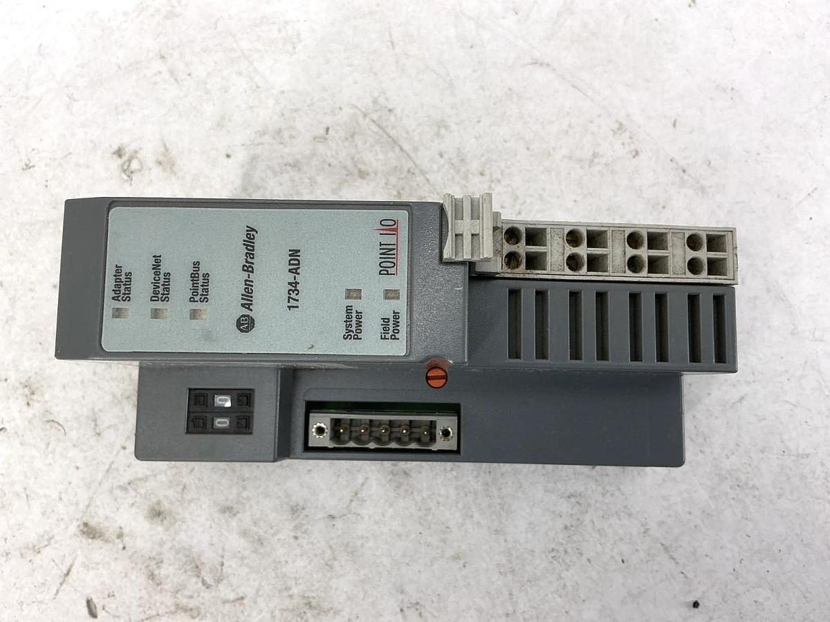 New Allen Bradley 1734-ADN Ser B Point I/O Network Adaptor 10A 24V - No Box