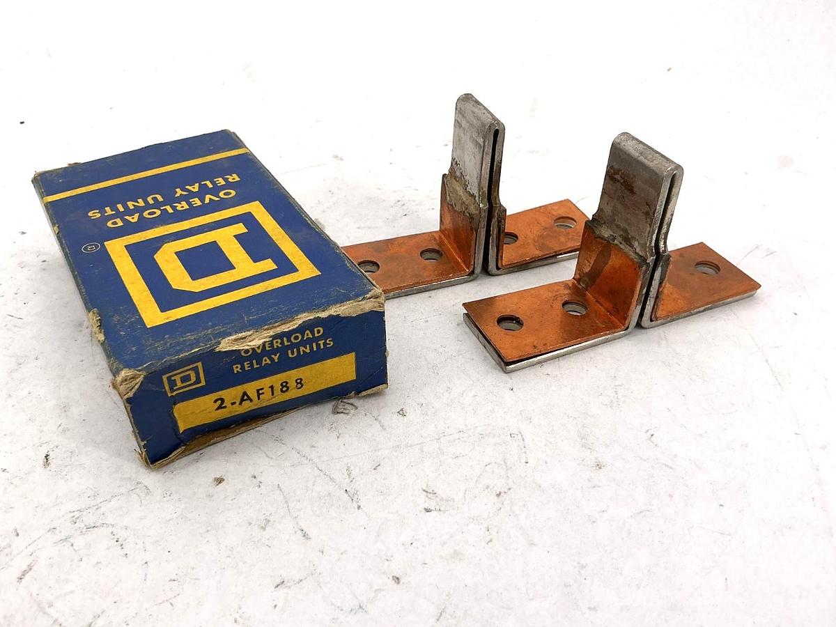 New Square D 2-AF188 Overload Relay Units AF-188 QTY 2 Per Box