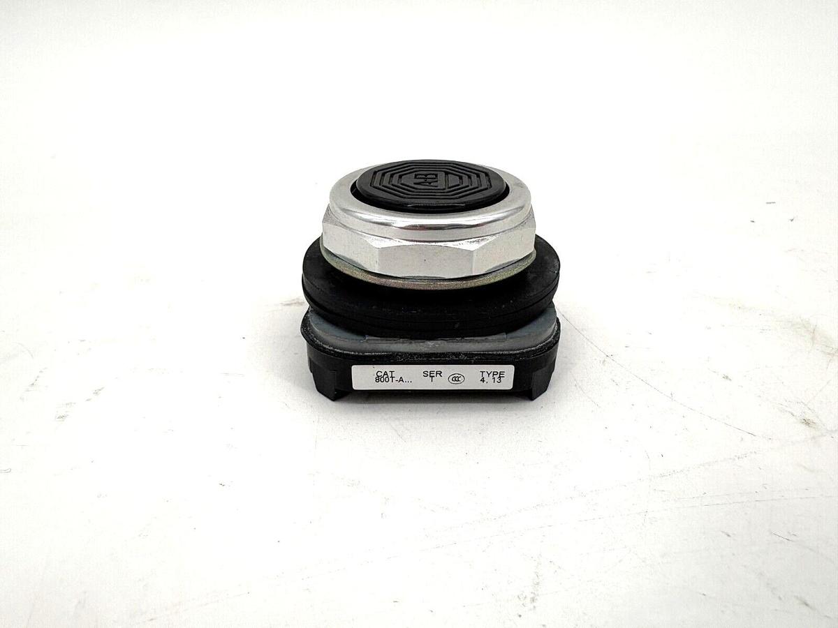 New Allen Bradley 800T-A2 Ser. T 30mm Momentary Push Button Black Flush Head