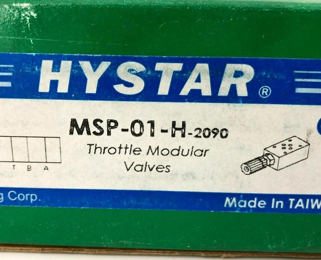 New Hystar MSP-01-H-2090 2011/05 Throttle Modular Valve