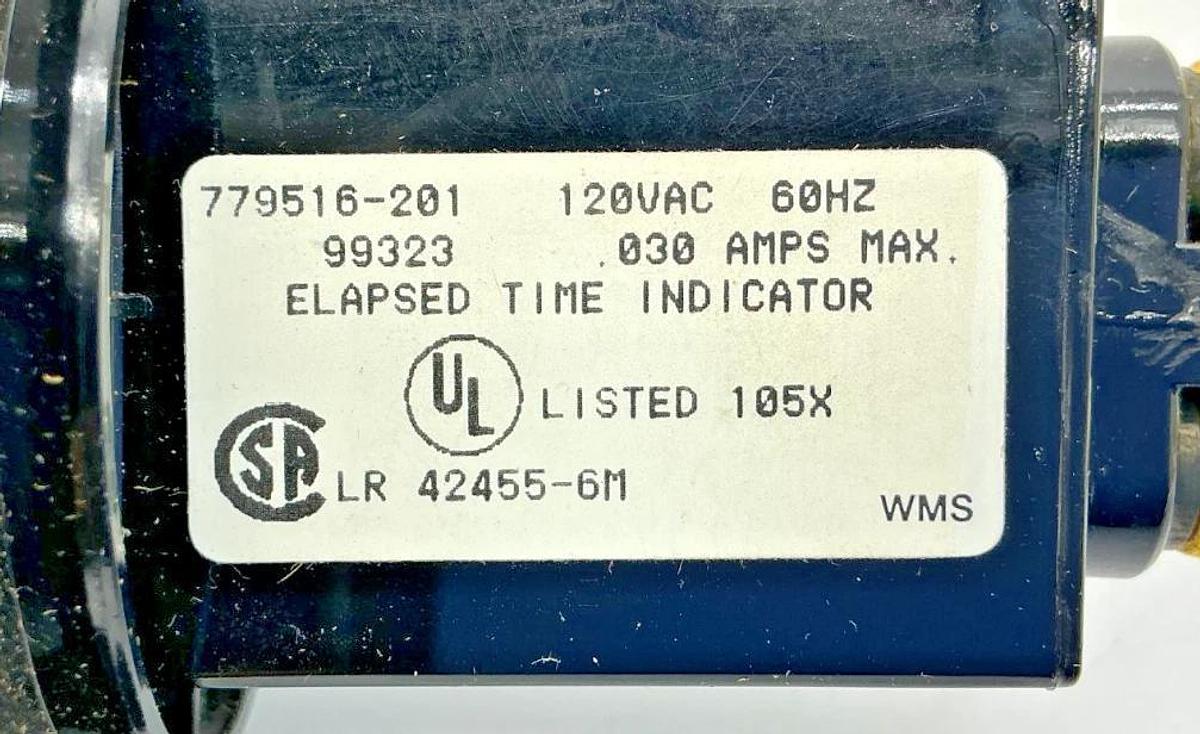 New Veeder-Root 779516-201 Elapsed Time Indicator 7795 Hour Meter 0.030A 120VAC