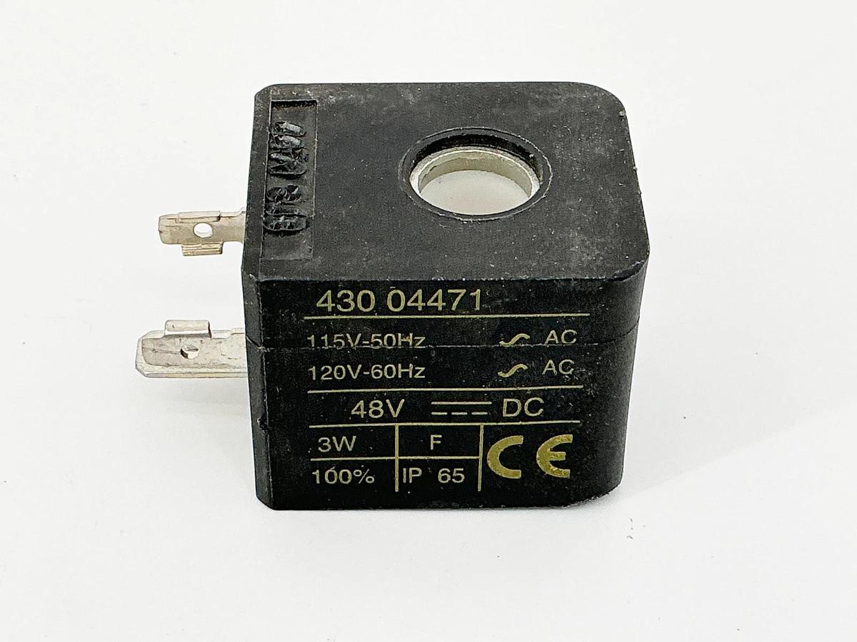 New Asco 430-04471 Coil 115/120VAC 50/60Hz 3W 48VDC 43004471 - No Box