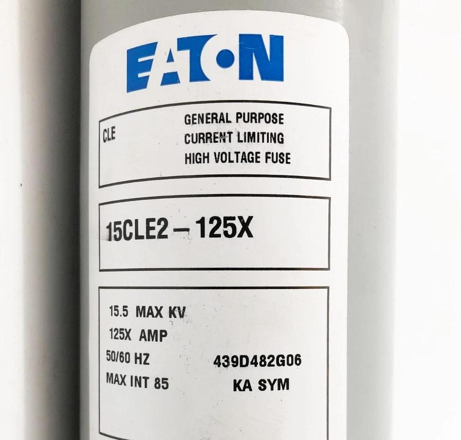 New Eaton 15CLE2-125X Fuse 15.5 kV 125X Amps 439D482G06