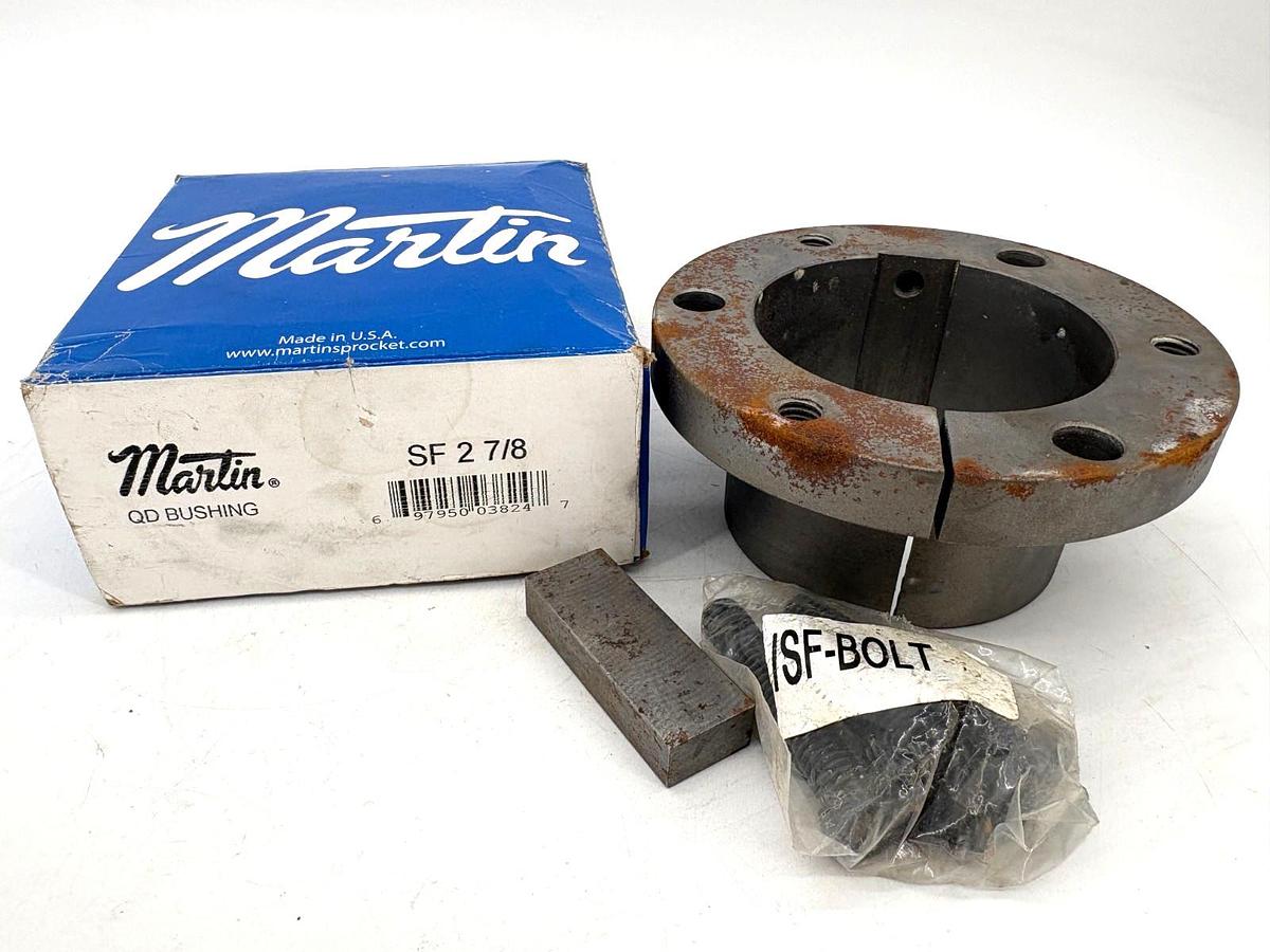 New Martin Sprocket SF-2 7/8 Quick Disconnect Bushing 2-7/8" Bore