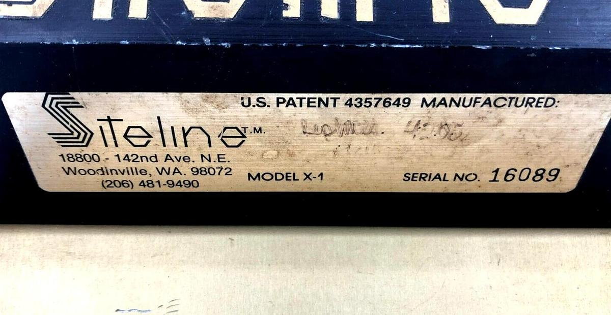 Used Siteline Model X-1