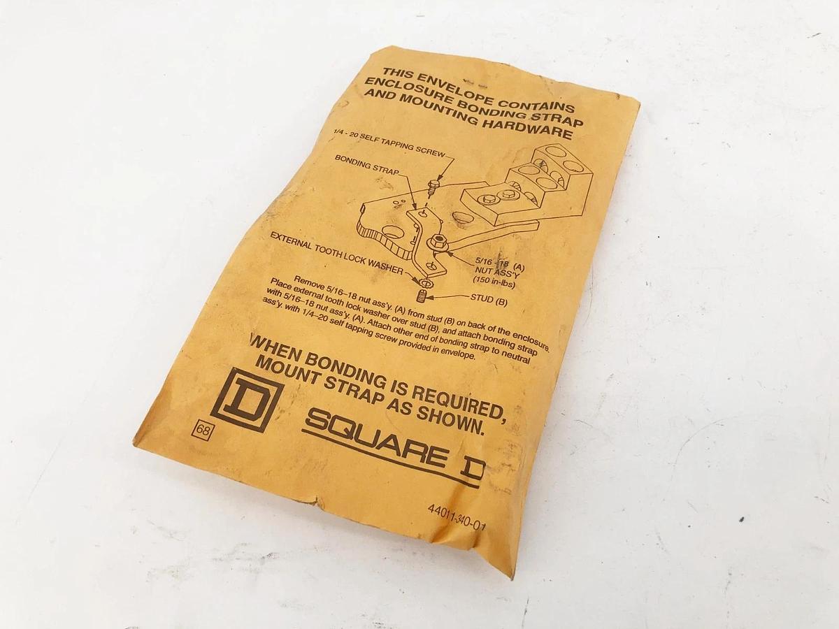 New Square D H800SNE4 Insulated Groundable Neutral Kit E04 Series