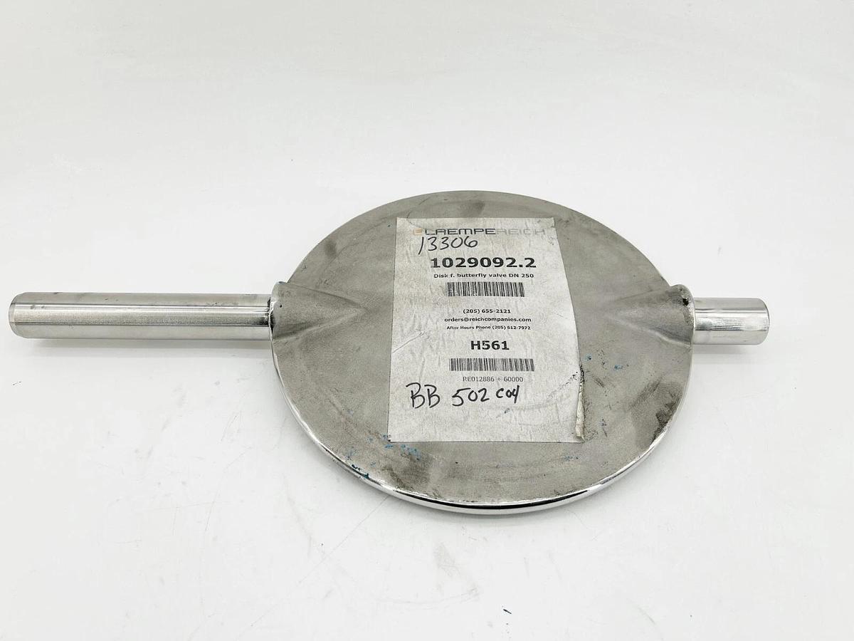 New Laempe Reich 1029092.2 Disk F. Butterfly Valve DN 250