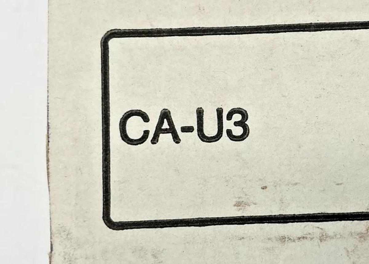 New Keyence CA-U3 Power Supply Input: 2.1A 100-240VAC Output: 6A 24VDC CAU3