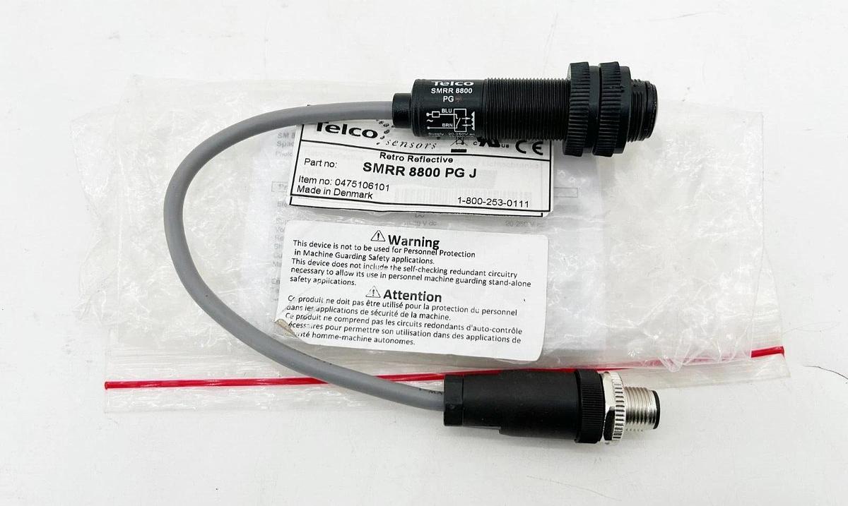 New Telco SMRR-8800-PG-J Proximity Sensor 20-250V 15-200mA