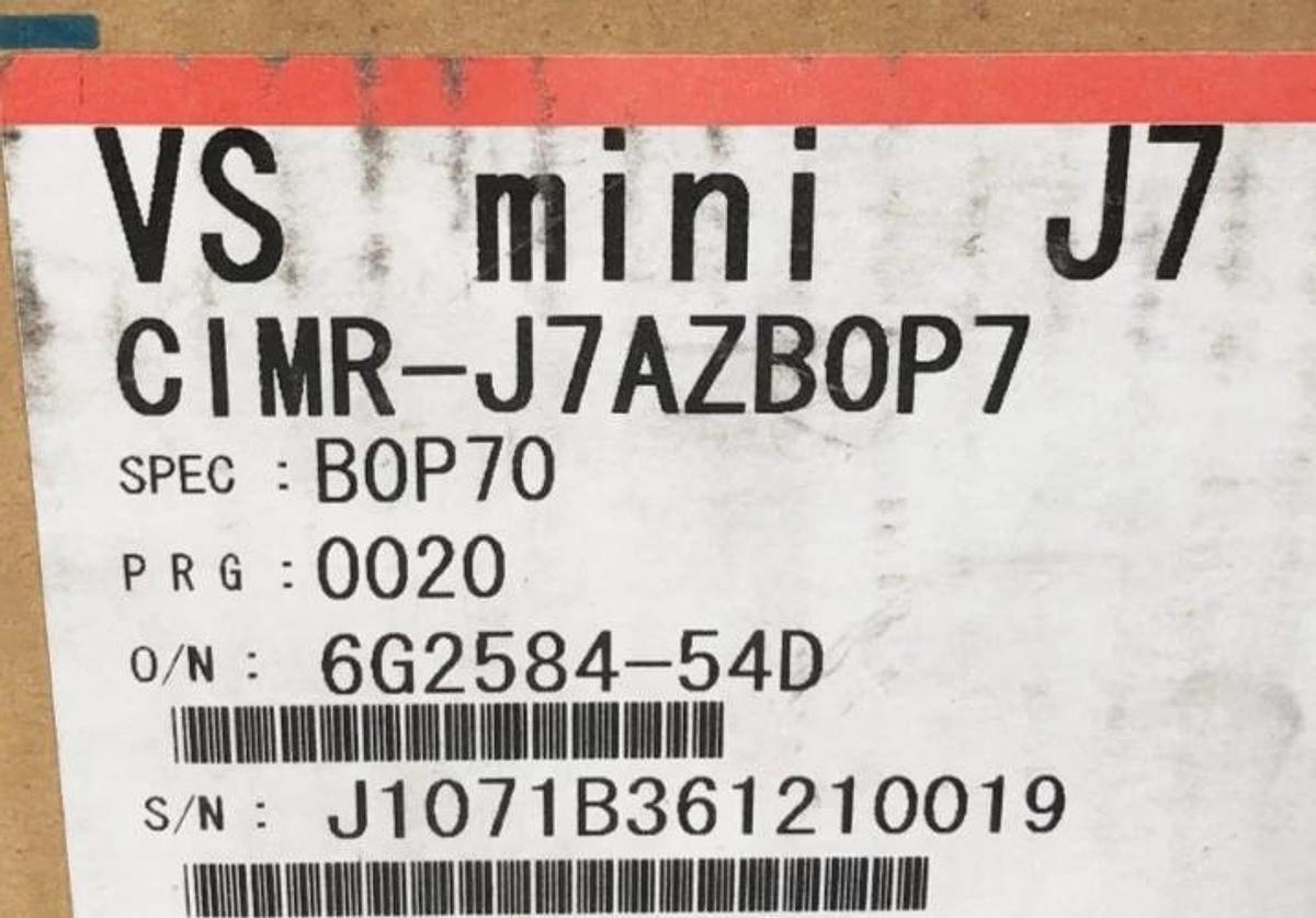 New Omron Yaskawa CIMR-J7AZB0P7 Inverter Drive VS Mini J7