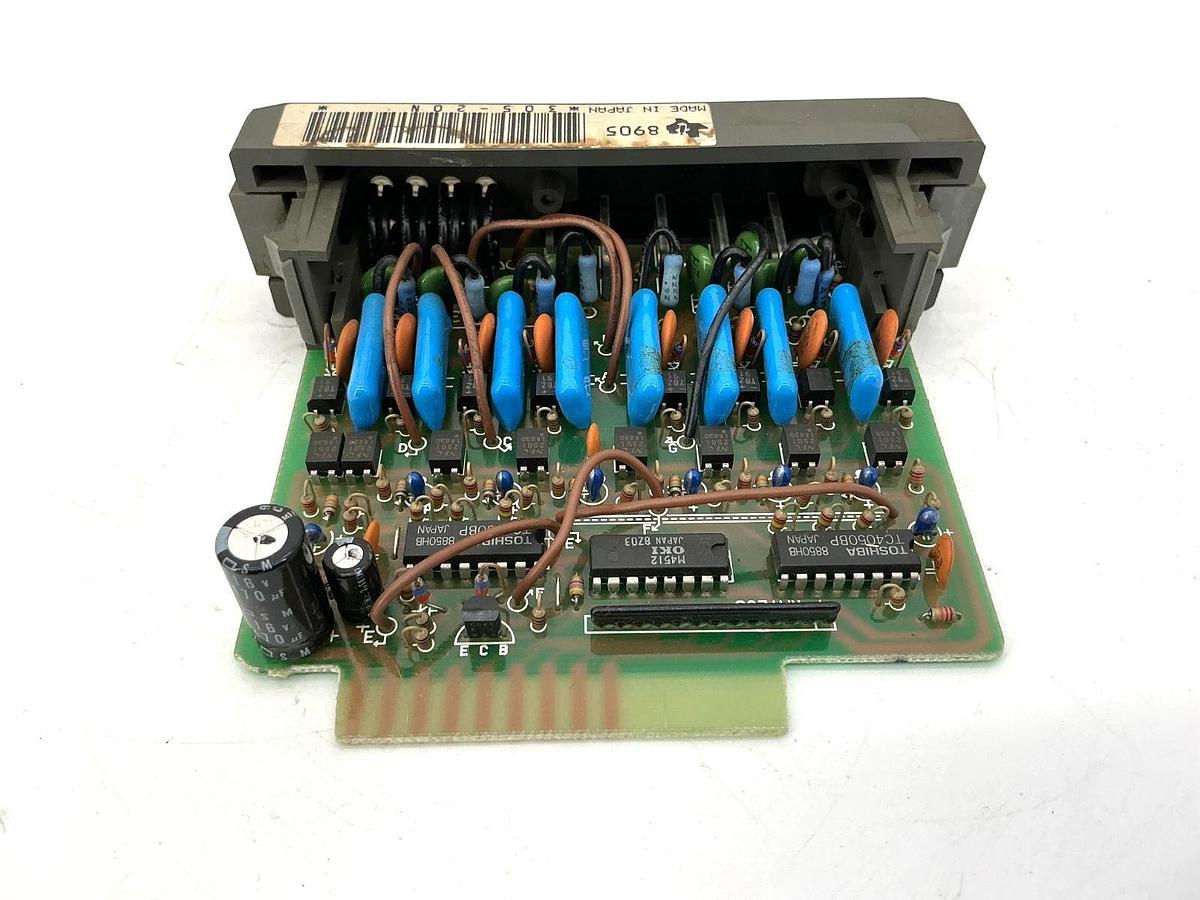 Used Texas Instruments 305-20N Input Module 115VAC 8-Point 85-128VAC 50/60HZ 30520N