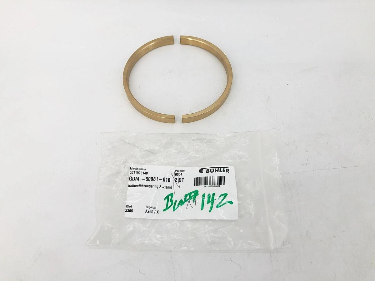 New Buhler GDM-50081-010 Piston Guide Ring 2-Parted