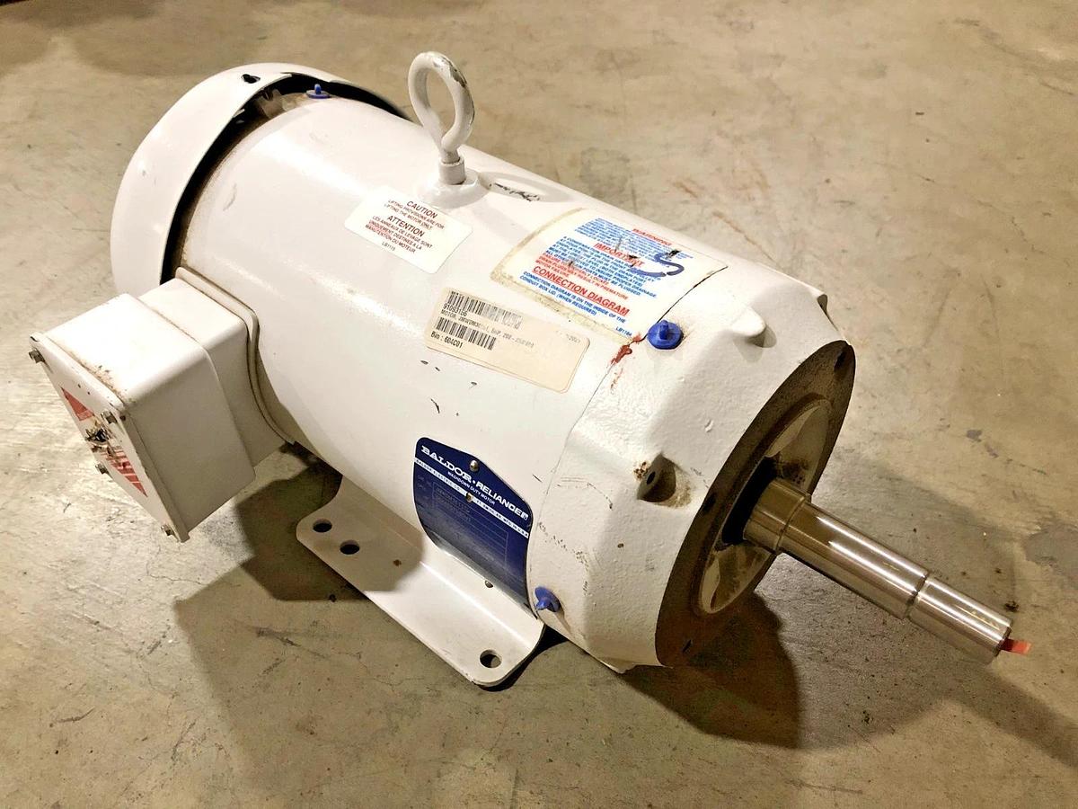New Baldor JMWDM3615T Washdown Motor 5HP 208-230/460V 1750rpm - No Box
