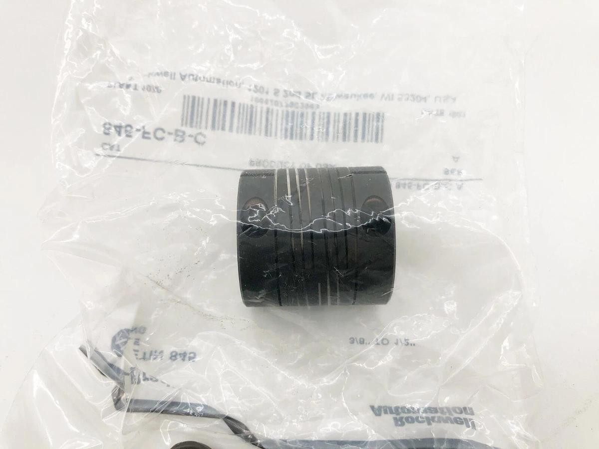 New Allen-Bradley 845-FC-B-C Ser. A Flexible Coupling 3/8" 1/2"