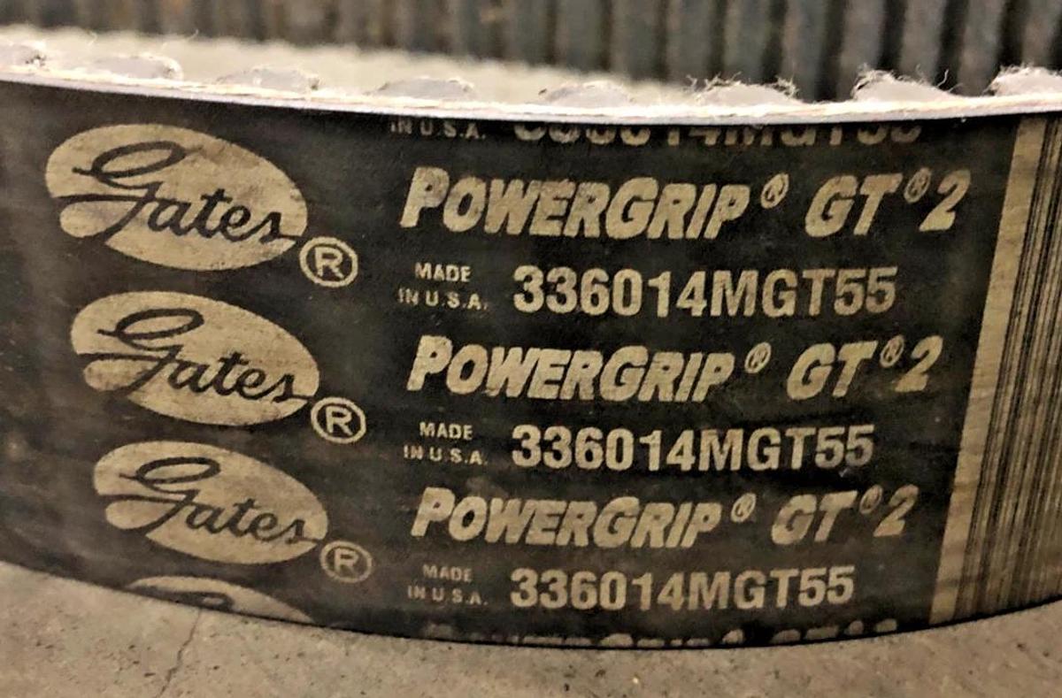 New Gates 3360-14MGT-55 PowerGrip GT 2 Timing Belt - No Box