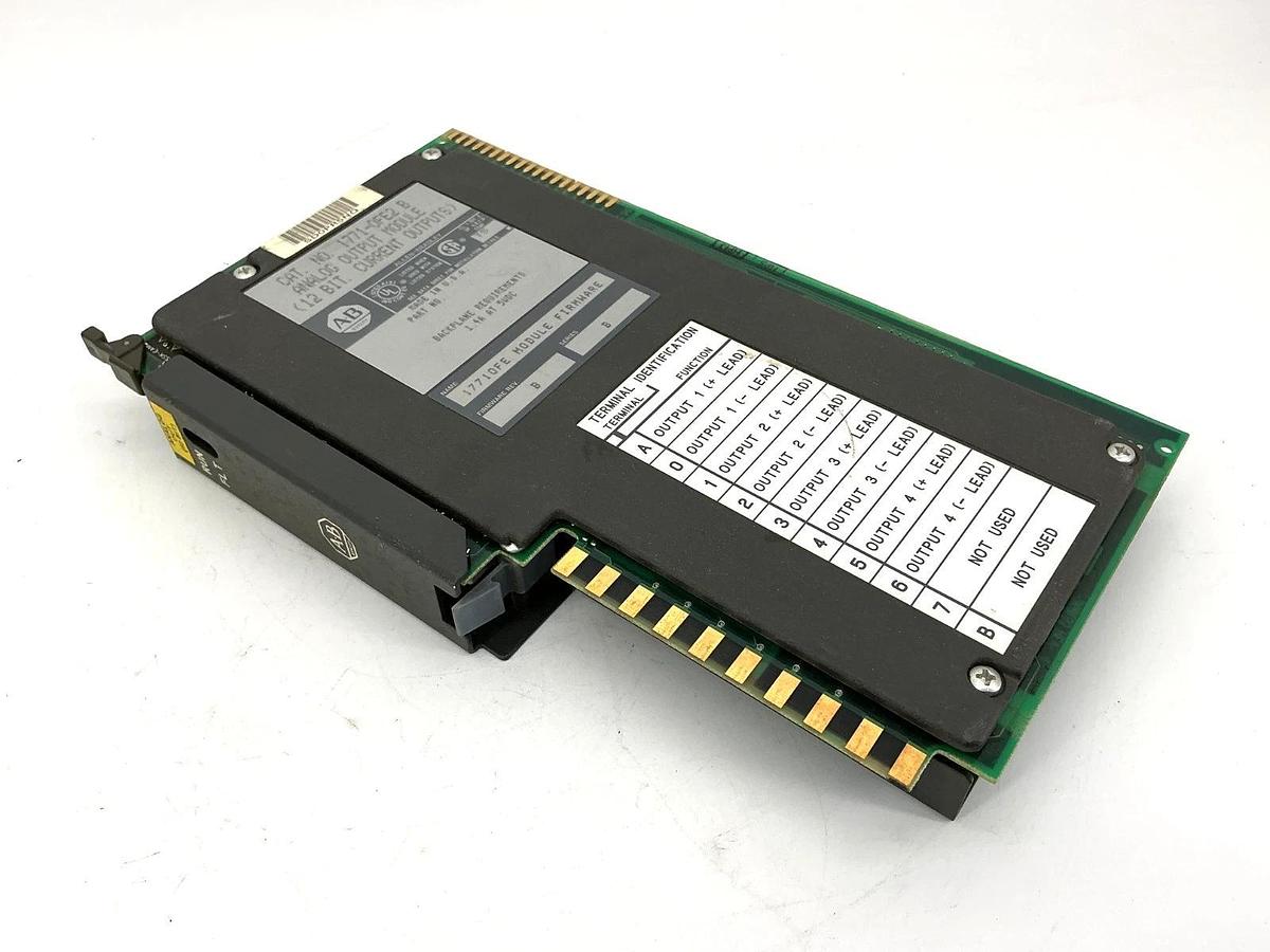 Used Allen Bradley 1771-OFE2 Ser B Analog Output Module 12-Bit 1771OFE2