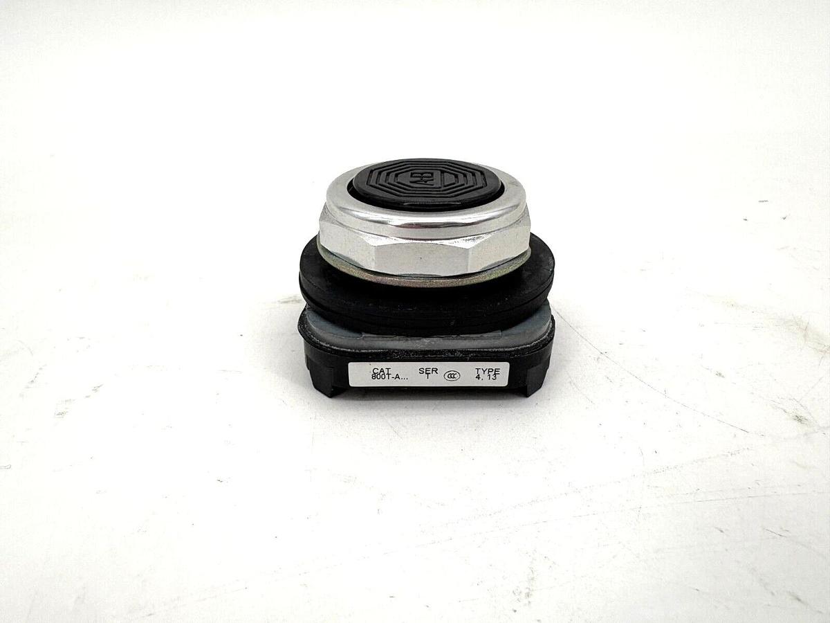 New Allen Bradley 800T-A2 Ser. T 30mm Momentary Push Button Black Flush Head