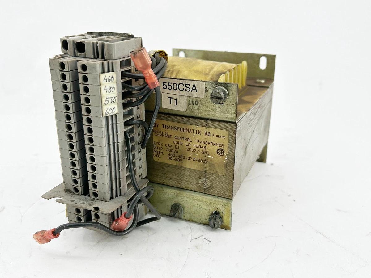 Used TransforMatik 401381-10 Transformer 1PH 60Hz 600V 25577-901 250VA