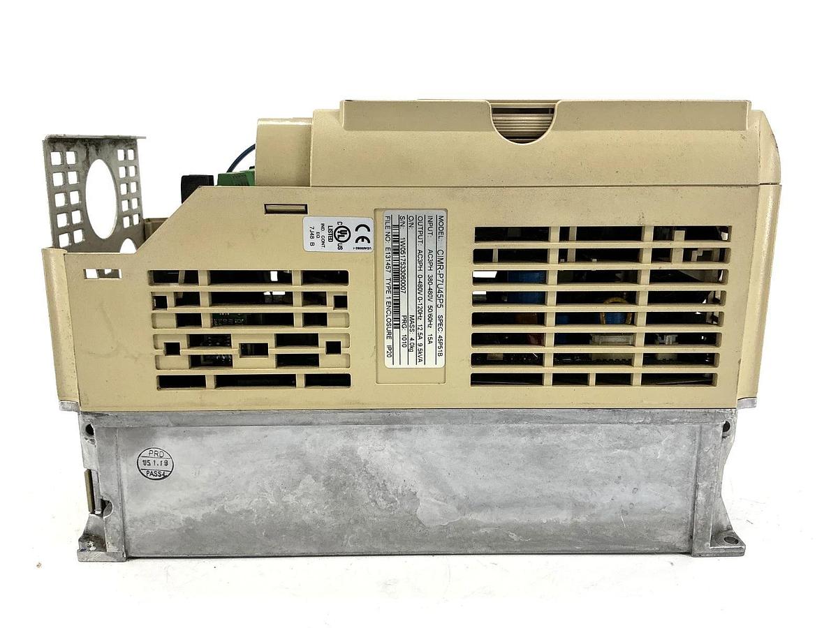 Used Yaskawa CIMR-P7U45P5 Varispeed Drive 3PH 12.5A 380-480VAC 50/60HZ