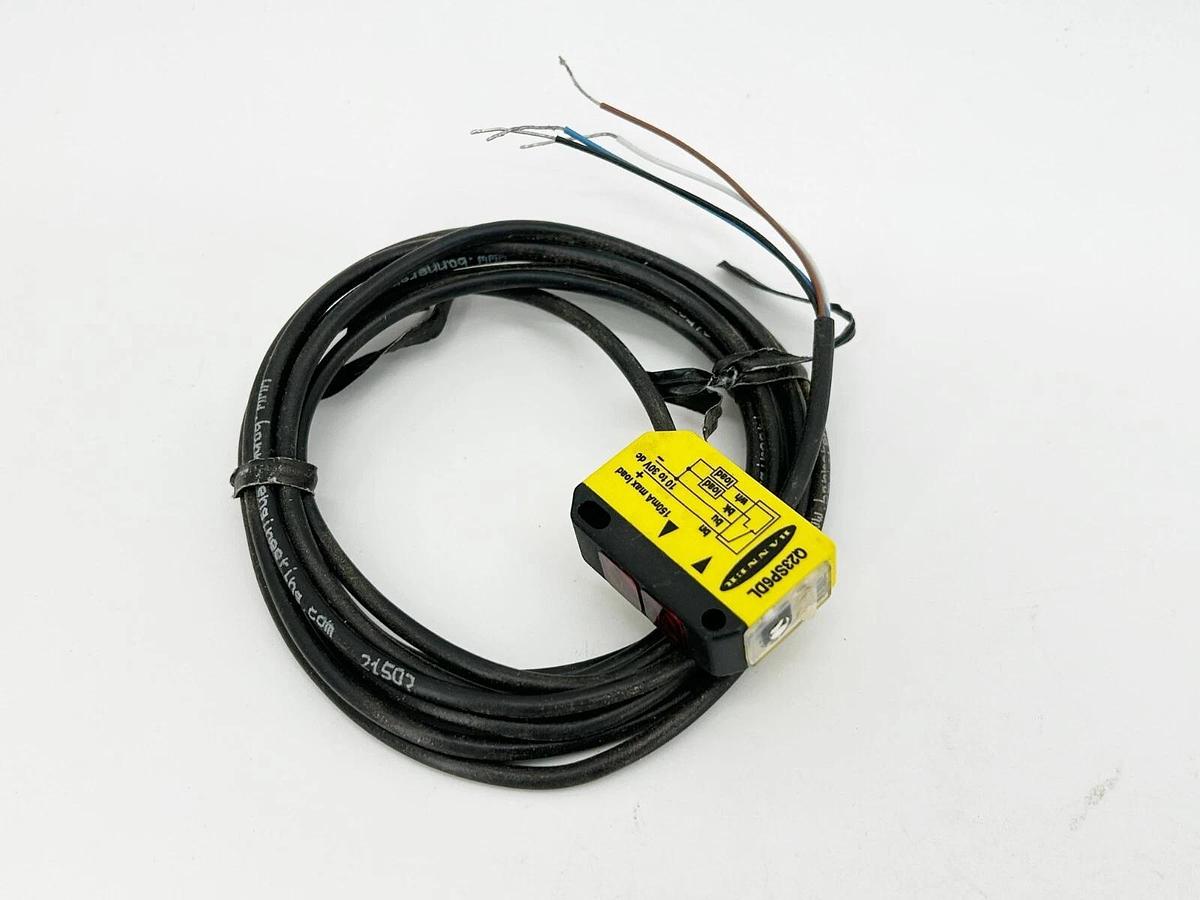 New Banner Engineering Q23SP6DL Photoelectric Sensor 300MM Range 46432 W/O Box