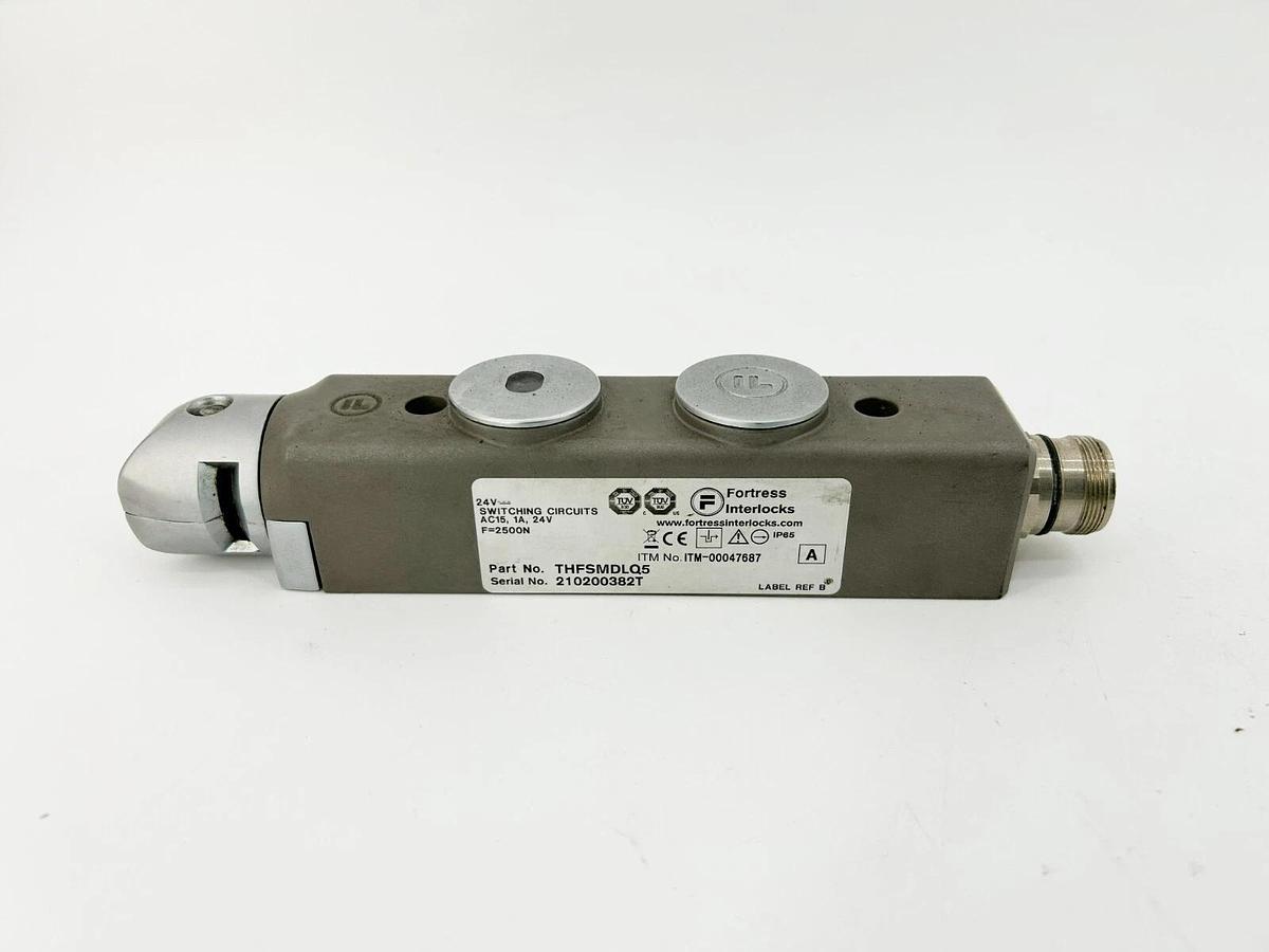 Used Fortress Interlocks THFSMDLQ5 Interlock Switch, 24VDC, 1A