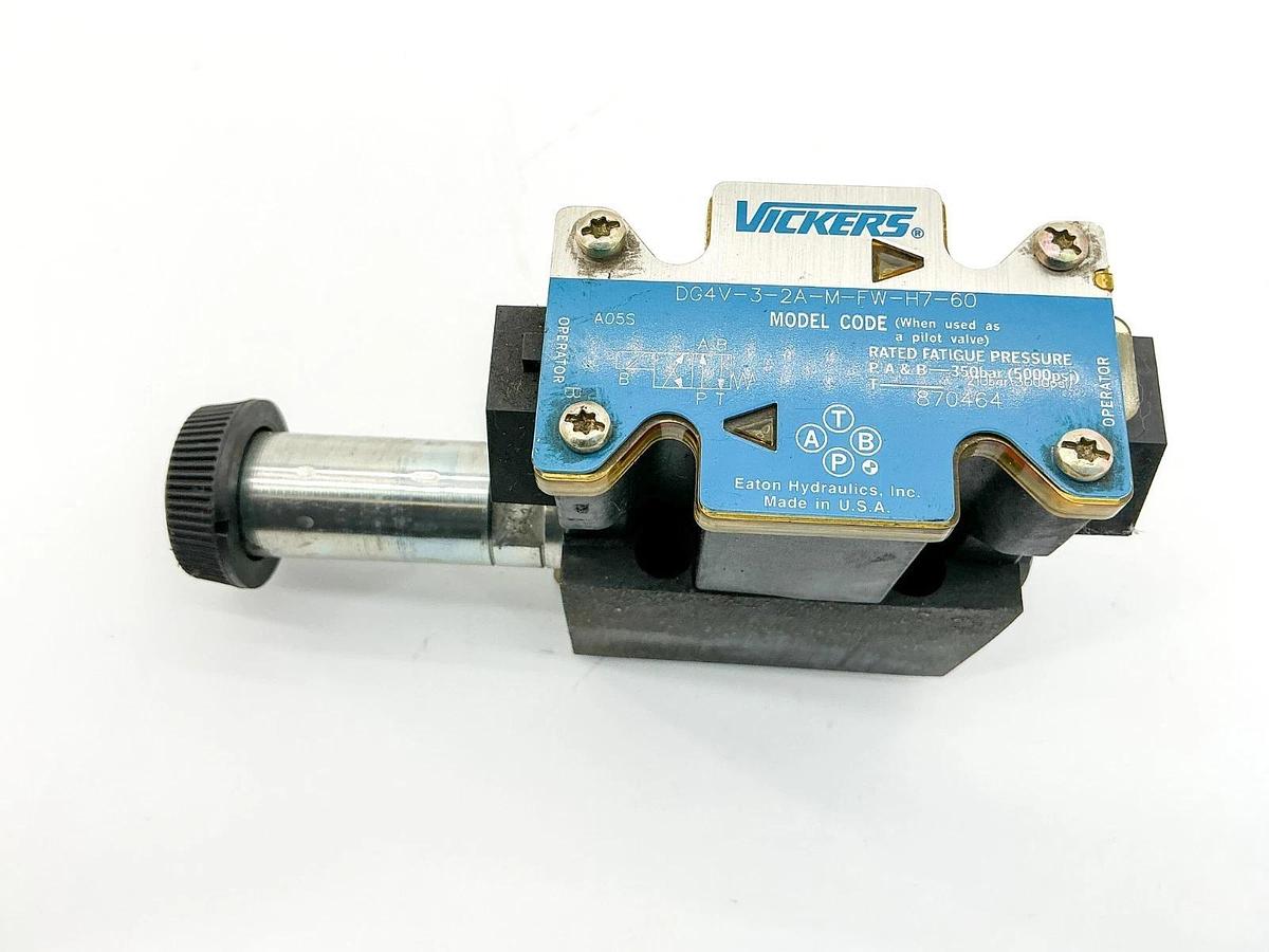 New Vickers DG4V-3-2A-M-FW-H7-60 Solenoid Valve 5000PSI 350Bar W/O Coil