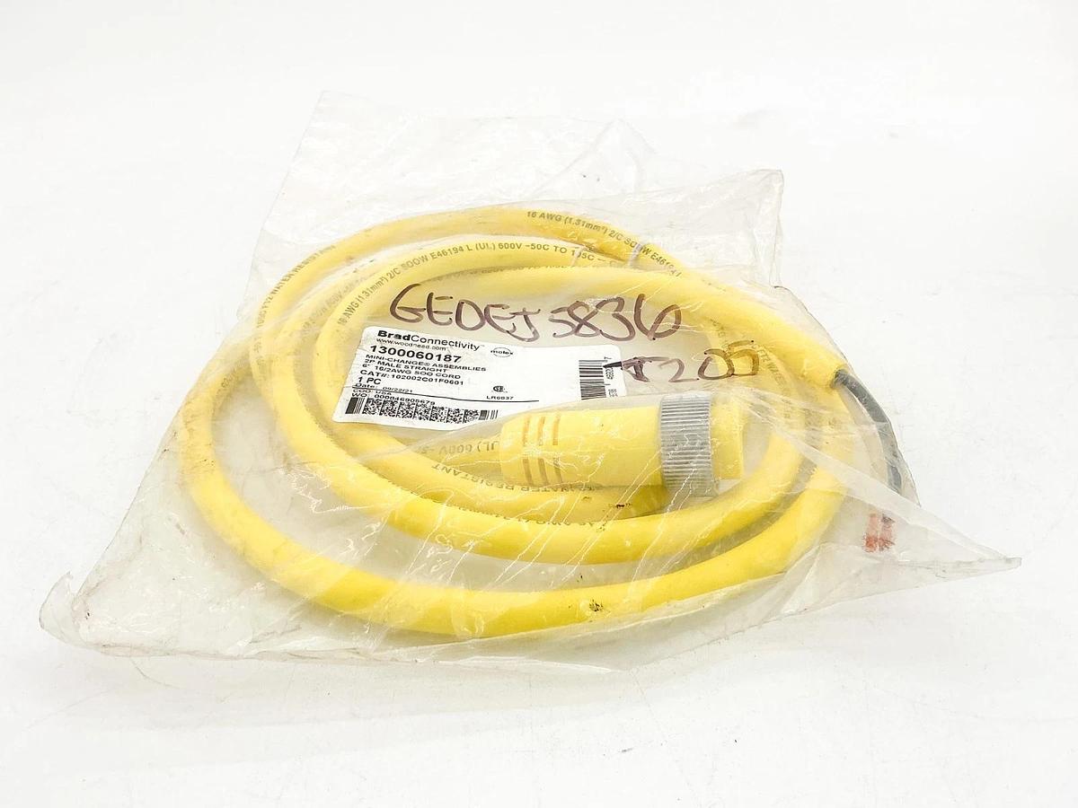 New Brad Connectivity 130060187 Cordset 2P 102002C01F0601