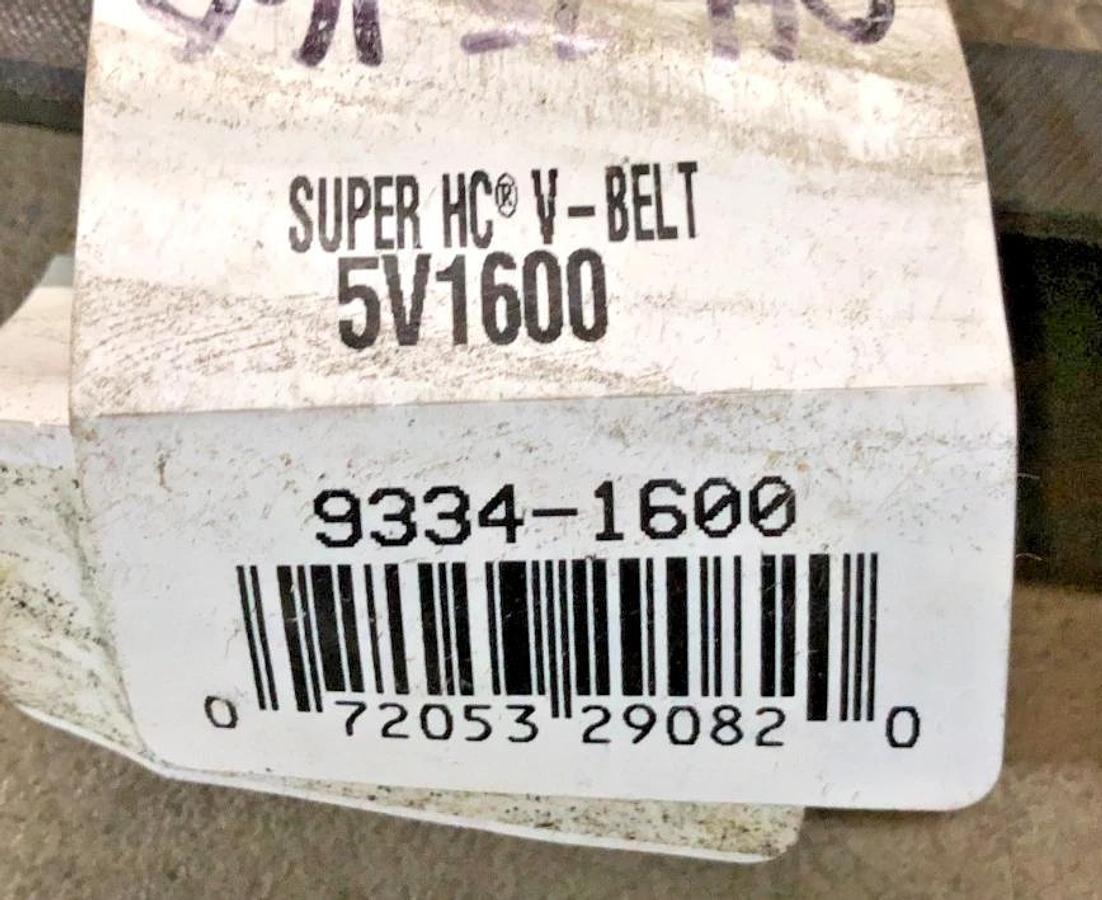 New Gates 5V1600 Super HC V-Belt 9334-1600 - No Box