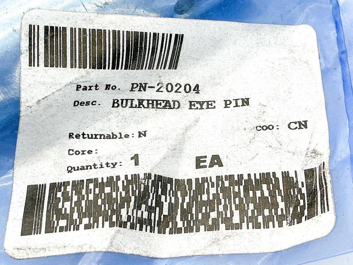 New Lot of 3 PN-202004 Bulkhead Eye Pin