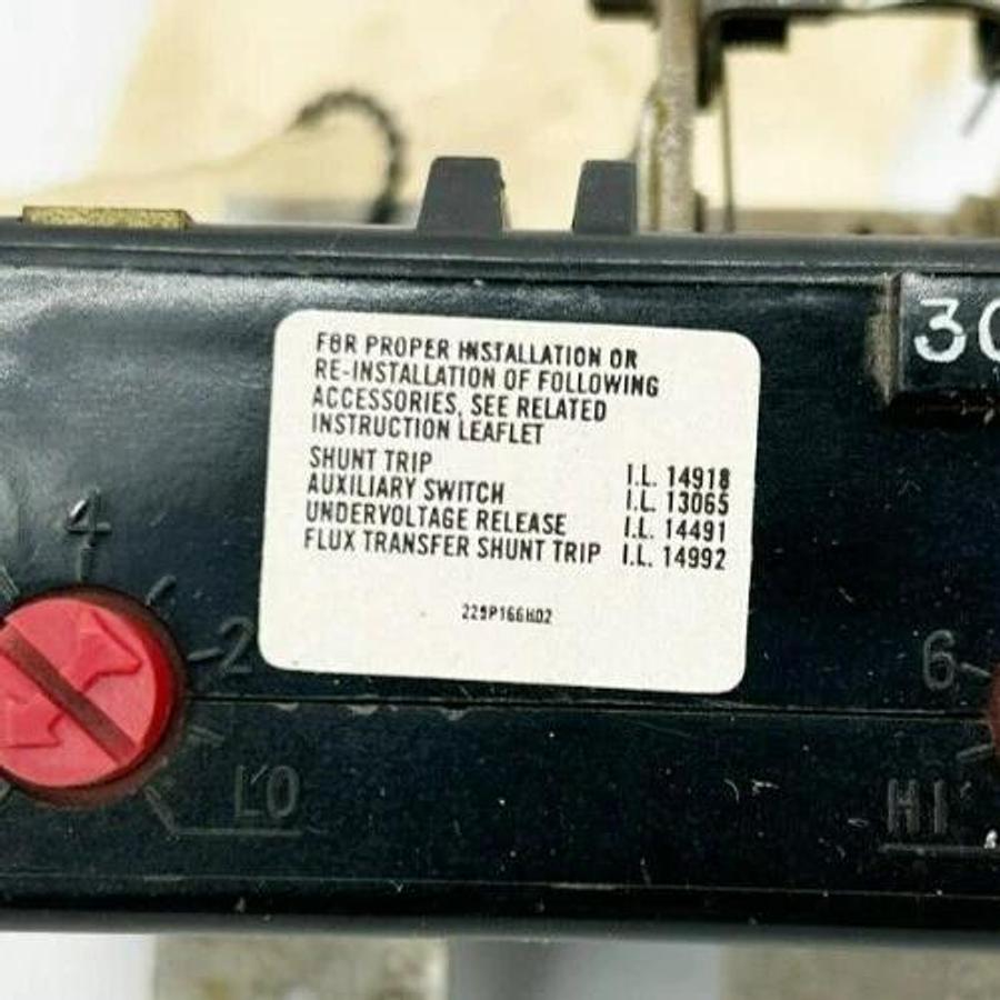 New Westinghouse HLB3300T Trip Unit, 300 A, 3 Pole, 1276C23H14