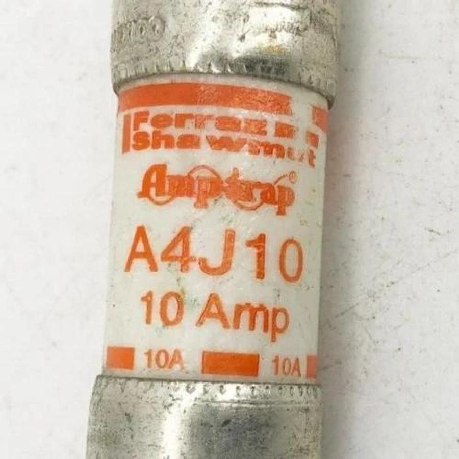 Lot of 3 New Ferraz Shawmut A4J10 Fuse Fast Acting Fuses 10A 600V Class J