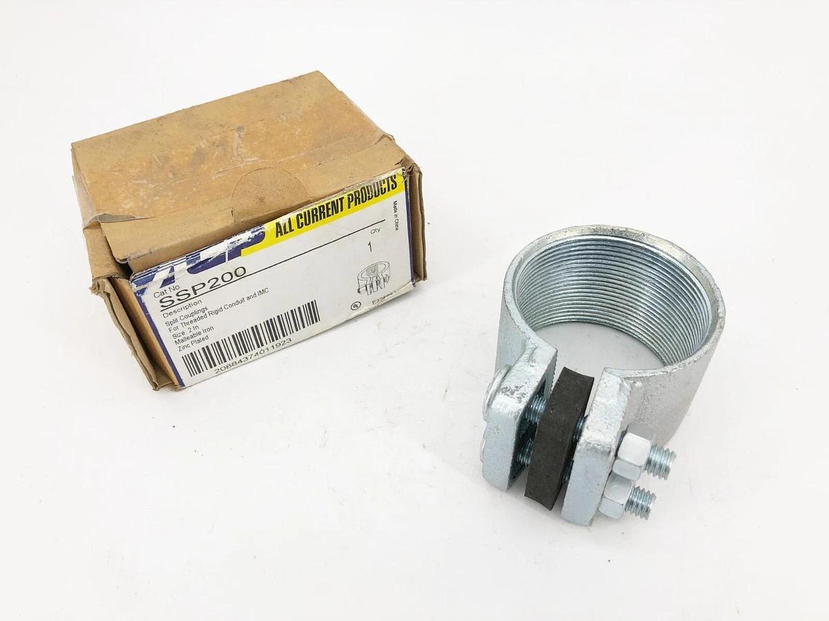 New ACP SSP200 2" Split Coupling For Threaded Rigid Conduit & IMC