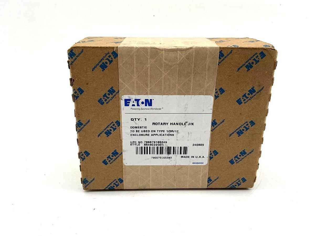 Used New Eaton 6648C22G01 Rotary Handle J/K for Type 1/3R/12 Enclosures